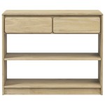 vidaXL Măsuță consolă "SAUDA", stejar, 89,5x36,5x73 cm, lemn masiv pin vidaXL Măsuță consolă "SAUDA", stejar, 89,5x36,5x73 cm, lemn masiv pin