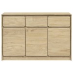 vidaXL Dulap "SAUDA", stejar, 114x43x75,5 cm, lemn masiv de pin vidaXL Dulap "SAUDA", stejar, 114x43x75,5 cm, lemn masiv de pin