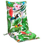 vidaXL Perne de scaun spătar înalt, 4 buc., multicolor, textil oxford vidaXL Perne de scaun spătar înalt, 4 buc., multicolor, textil oxford