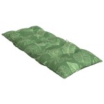 vidaXL Perne de scaun spătar înalt, 4 buc, model frunze, textil Oxford