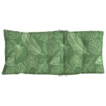 vidaXL Perne de scaun spătar înalt, 4 buc, model frunze, textil Oxford