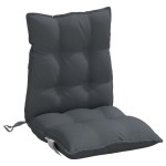 vidaXL Perne scaun cu spătar mic, 2 buc., antracit, textil oxford vidaXL Perne scaun cu spătar mic, 2 buc., antracit, textil oxford
