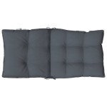 vidaXL Perne scaun cu spătar mic, 2 buc., antracit, textil oxford vidaXL Perne scaun cu spătar mic, 2 buc., antracit, textil oxford