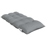 vidaXL Perne scaun cu spătar mic, 4 buc., gri, textil oxford vidaXL Perne scaun cu spătar mic, 4 buc., gri, textil oxford