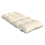 vidaXL Perne scaun cu spătar mic, 2 buc., crem, textil oxford vidaXL Perne scaun cu spătar mic, 2 buc., crem, textil oxford