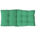 vidaXL Perne scaun cu spătar mic, 6 buc., verde, textil oxford