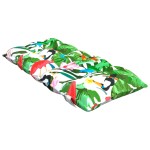 vidaXL Perne scaune cu spătar jos, 4 buc., multicolor, textil oxford