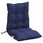 vidaXL Perne scaune cu spătar jos, 2 buc., bleumarin, textil oxford vidaXL Perne scaune cu spătar jos, 2 buc., bleumarin, textil oxford