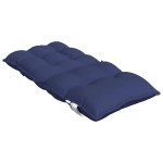vidaXL Perne scaune cu spătar jos, 2 buc., bleumarin, textil oxford vidaXL Perne scaune cu spătar jos, 2 buc., bleumarin, textil oxford