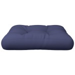 vidaXL Pernă pentru paleți, bleumarin, 60x60x12 cm, textil