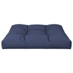 vidaXL Pernă pentru paleți, bleumarin, 70x70x12 cm, textil