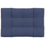 vidaXL Pernă pentru paleți, bleumarin, 120x80x12 cm, textil