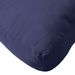 vidaXL Pernă pentru paleți, bleumarin, 120x80x12 cm, textil