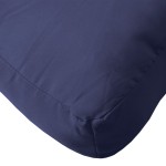 vidaXL Pernă de paleți, bleumarin, 120x40x12 cm, material textil vidaXL Pernă de paleți, bleumarin, 120x40x12 cm, material textil