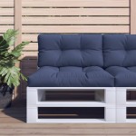 vidaXL Perne de paleți, 2 buc., bleumarin, material textil