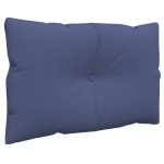 vidaXL Set pernă de paleți, bleumarin, 60x38x13 cm, material textil