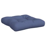 vidaXL Set pernă de paleți, bleumarin, 60x38x13 cm, material textil