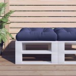 vidaXL Pernă pentru paleți, bleumarin, 60x61,5x10 cm, textil vidaXL Pernă pentru paleți, bleumarin, 60x61,5x10 cm, textil