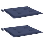 vidaXL Perne pentru paleți 2 buc. bleumarin, 50x50x4 cm, textil Oxford