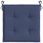 vidaXL Perne pentru paleți 2 buc. bleumarin, 50x50x4 cm, textil Oxford