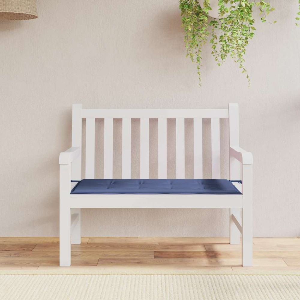 vidaXL Pernă bancă de grădină, bleumarin, 120x50x4 cm, textil Oxford