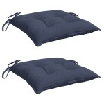 vidaXL Perne de scaun 2 buc. bleumarin 40x40x7 cm textil oxford vidaXL Perne de scaun 2 buc. bleumarin 40x40x7 cm textil oxford