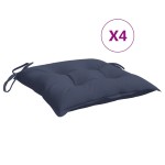 vidaXL Perne de scaun 4 buc. bleumarin 50x50x7 cm textil oxford