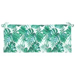vidaXL Pernă bancă de grădină model frunze, 120x50x7 cm, textil oxford vidaXL Pernă bancă de grădină model frunze, 120x50x7 cm, textil oxford