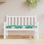vidaXL Pernă bancă de grădină model frunze, 120x50x7 cm, textil oxford vidaXL Pernă bancă de grădină model frunze, 120x50x7 cm, textil oxford