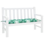 vidaXL Pernă bancă de grădină model frunze, 120x50x7 cm, textil oxford vidaXL Pernă bancă de grădină model frunze, 120x50x7 cm, textil oxford