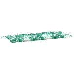 vidaXL Pernă bancă de grădină model frunze, 120x50x7 cm, textil oxford vidaXL Pernă bancă de grădină model frunze, 120x50x7 cm, textil oxford