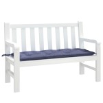vidaXL Pernă bancă de grădină, bleumarin, 120x50x7cm, textil oxford vidaXL Pernă bancă de grădină, bleumarin, 120x50x7cm, textil oxford