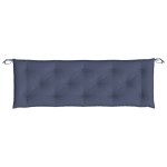 vidaXL Pernă bancă de grădină, bleumarin, 150x50x7cm, textil oxford