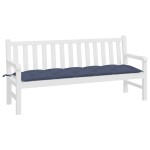 vidaXL Pernă bancă de grădină, bleumarin, 180x50x7cm, textil oxford