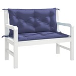 vidaXL Perne bancă de grădină 2buc. bleumarin 100x50x7cm textil oxford