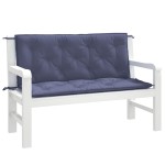 vidaXL Perne bancă de grădină 2buc. bleumarin 120x50x7cm textil oxford vidaXL Perne bancă de grădină 2buc. bleumarin 120x50x7cm textil oxford