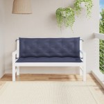 vidaXL Perne bancă de grădină 2buc. bleumarin 150x50x7cm textil oxford