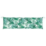 vidaXL Perne bancă de grădină 2 buc., model frunze, 180x50x7cm, textil