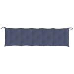 vidaXL Perne bancă de grădină 2buc. bleumarin 180x50x7cm textil oxford