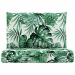 vidaXL Perne pentru paleți, 2 buc., model de frunze, țesătură oxford