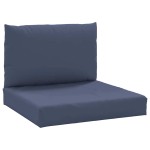 vidaXL Perne de paleți, 2 buc., bleumarin, material textil
