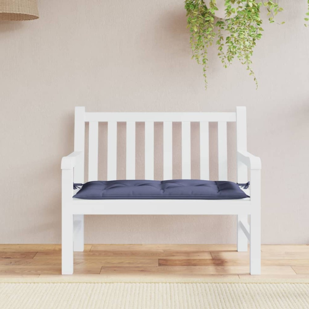 vidaXL Pernă bancă de grădină, bleumarin, 110x50x7 cm, textil oxford