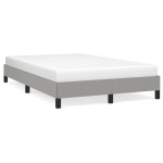 vidaXL Cadru de pat fără saltea țesătură gri deschis 120x190 cm