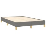 vidaXL Cadru de pat fără saltea gri închis 120x190 cm țesătură vidaXL Cadru de pat fără saltea gri închis 120x190 cm țesătură