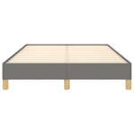 vidaXL Cadru de pat fără saltea gri închis 120x190 cm țesătură vidaXL Cadru de pat fără saltea gri închis 120x190 cm țesătură