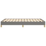 vidaXL Cadru de pat fără saltea gri închis 120x190 cm țesătură vidaXL Cadru de pat fără saltea gri închis 120x190 cm țesătură