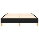 vidaXL Cadru de pat fără saltea Negru 120x190 cm țesătură