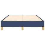 vidaXL Cadru de pat fără saltea Albastru 120x190 cm țesătură