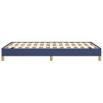 vidaXL Cadru de pat fără saltea Albastru 120x190 cm țesătură