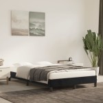 vidaXL Cadru de pat fără saltea Negru 120x190 cm catifea vidaXL Cadru de pat fără saltea Negru 120x190 cm catifea